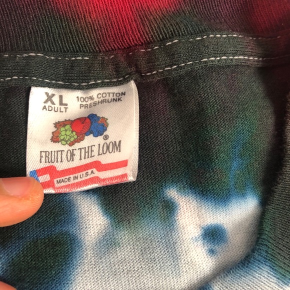 Vintage 1994 The Rolling Stones Tie Dye Men Shirt - Picture 8 of 10